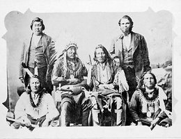 Standing Bear, seated third from right, and supporters