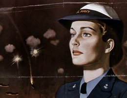 Recruiting Poster for the WAVES (Women’s branch of the Navy). Women were encouraged to enlist in the service to release men for combat duty.