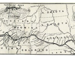 Map of the Oregon Trail