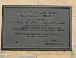 Plaque at Sergeant Charles Floyd Monument, Sioux City, Iowa