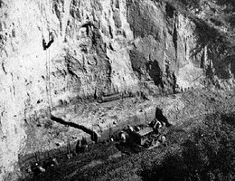 Excavations at the Lime Creek site, 1947