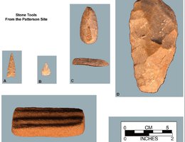 Stone tools from the Patterson site