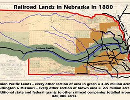 1876 Burlington & Missouri Riv. R.R. Co. and 1880 Union Pacific land grants