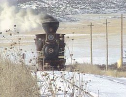 A period Union Pacific train