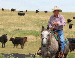 John Sibbitt on his cattle ranch in western Nebraska, 2007