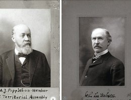 Judges, lawyers, journalist in the Standing Bear trial