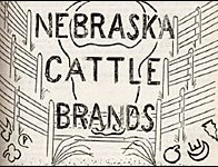 Title page of a pamphlet of Nebraskan cattle brands
