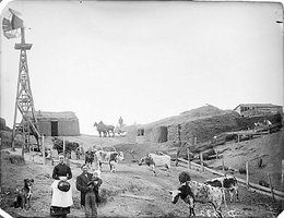 Jorns Family Farm; Dry Valley, Custer County, Nebraska, 1876