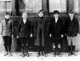 The first five boys at Boys Town