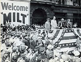 Homecoming for the 134th in Omaha, June, 1945