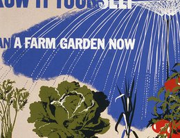 Poster for the U.S. Department of Agriculture promoting victory gardens, ca. 1942