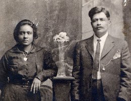 Nick Garcia’s mother and father, circa late 1910s