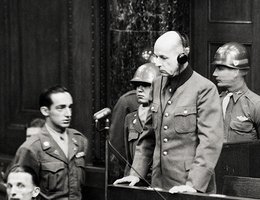 Field Marshal List pleads "not guilty" at 5th Military Tribunal, Nuremberg