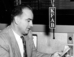 U.S. Senator Joseph McCarthy speaking over KFAB Radio in Lincoln, Nebraska, August 24, 1951