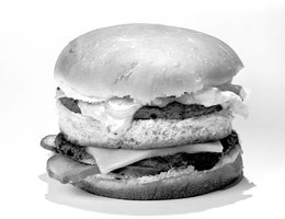 Double cheeseburger from 1953