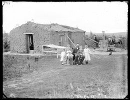 Hoffaker family, east Custer County, Nebraska, 1888