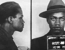 A Mugshot of Malcolm X in 1944