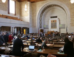 George W. Norris Legislative Chamber (in session)