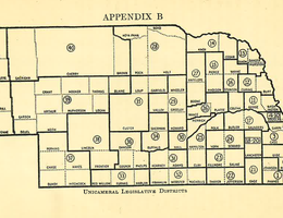 The Original Unicameral Legislative Districts
