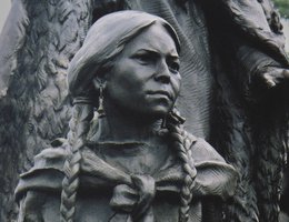 Sacagawea was a Shoshone woman who accompanied the expedition from the Mandan Villages on