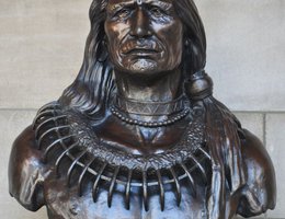 Standing Bear Bust