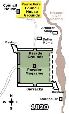 Map Council House Grounds