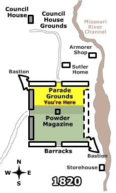 Map Northern Parade Grounds