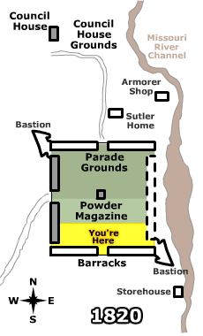 Map Southern Parade Grounds